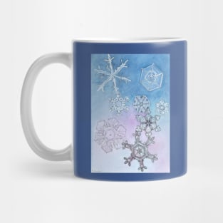 Snowflakes Watercolor Mug